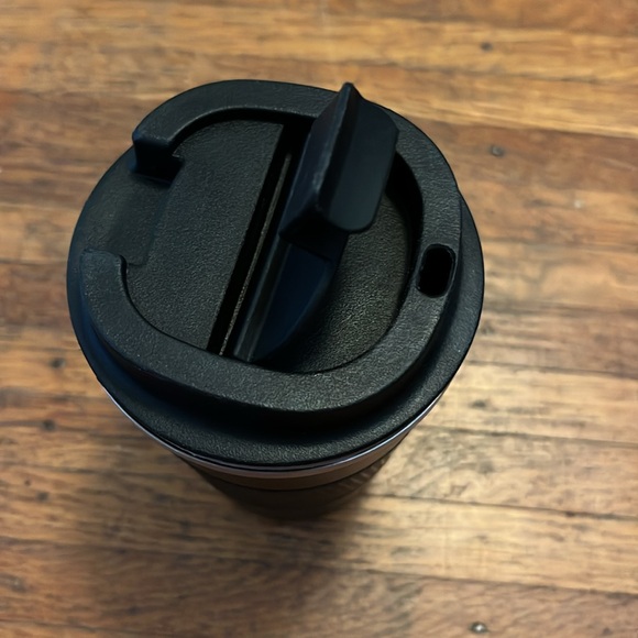 Free with Purchase 8oz travel coffee cup black classic to go mug thermos - Picture 4 of 4